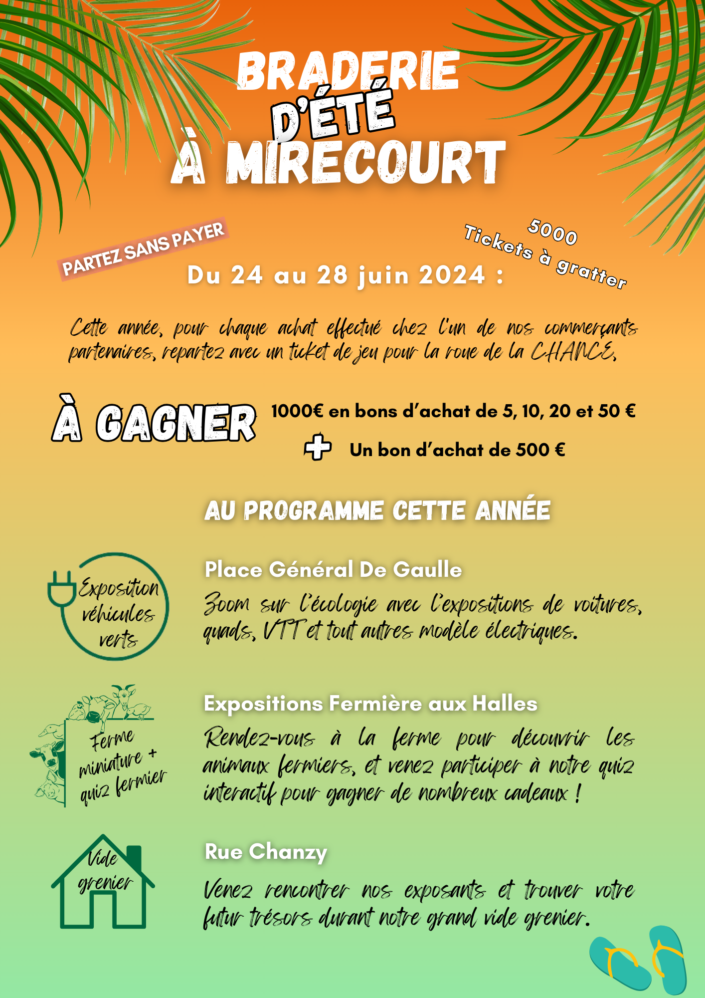 Programme Braderie Mirecourt 2024