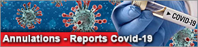Annulations reports Ã©vÃ©nements Coronavirus